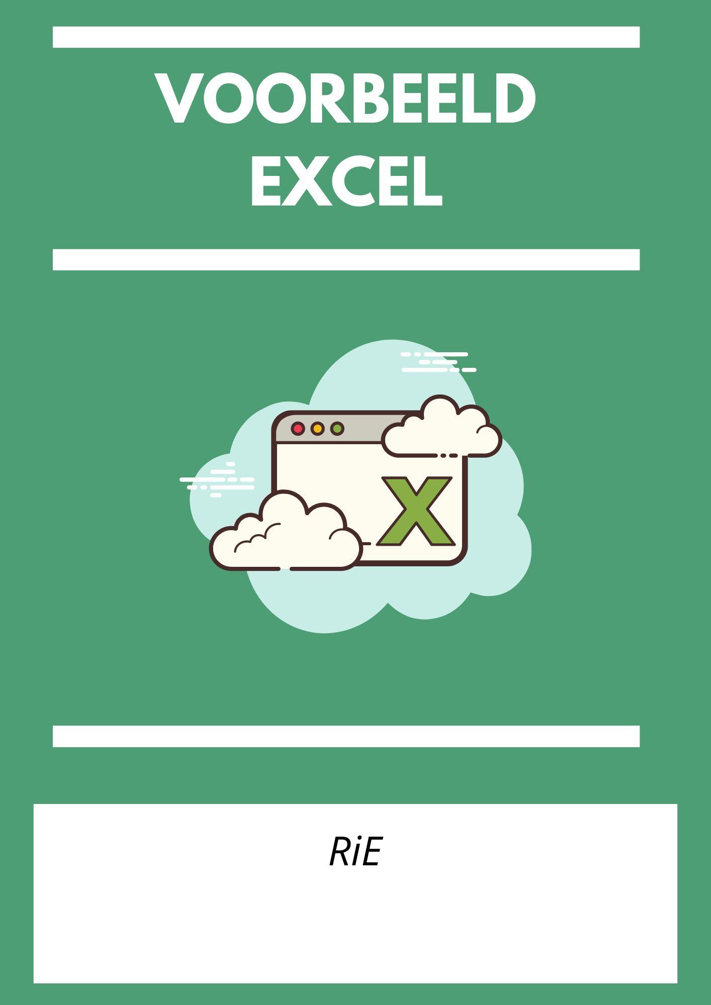 Ri&E Voorbeeld Excel